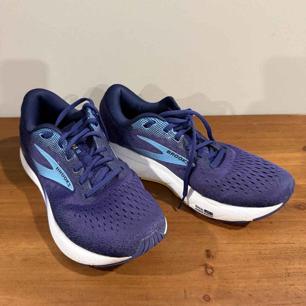 Brooks Ghost 16 Men's Size 10 D Blue Running Shoes Sneakers DNA Loft v3 Used